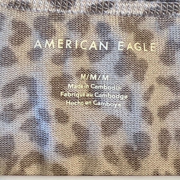 American Eagle Leopard Print Sweater - Picture 2 of 2